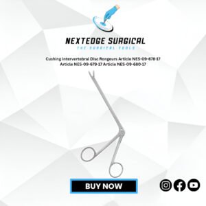 Cushing Intervertebral Disc Rongeurs Article NES-09-678-17 Article NES-09-679-17 Article NES-09-680-17