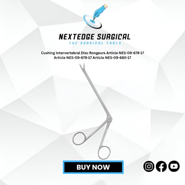 Cushing Intervertebral Disc Rongeurs Article NES-09-678-17 Article NES-09-679-17 Article NES-09-680-17