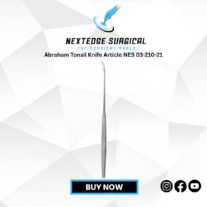 Abraham Tonsil Knife Article NES 03-210-21