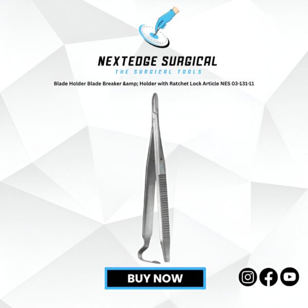 Blade Holder Blade Breaker & Holder with Ratchet Lock Article NES 03-131-11