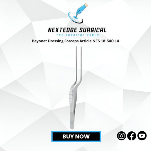 Bayonet Dressing Forceps Article NES-18-540-14