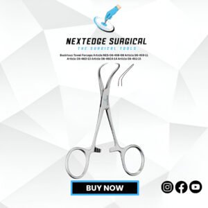 Backhaus Towel Forceps Article NES-06-458-08 Article 06-459-11 Article 06-460-13 Article 06-460A-14 Article 06-461-15