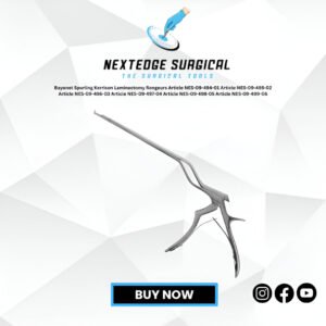 Bayonet Spurling Kerrison Laminectomy Rongeurs Article NES-09-494-01 Article NES-09-495-02 Article NES-09-496-03 Article NES-09-497-04 Article NES-09-498-05 Article NES-09-499-06