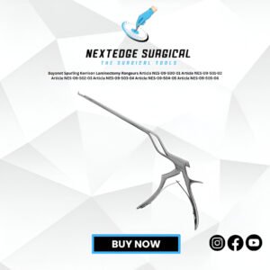 Bayonet Spurling Kerrison Laminectomy Rongeurs Article NES-09-500-01 Article NES-09-501-02 Article NES-09-502-03 Article NES-09-503-04 Article NES-09-504-05 Article NES-09-505-06
