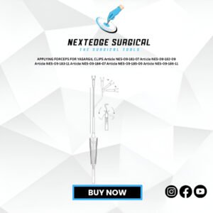 APPLYING FORCEPS FOR YASARGIL CLIPS Article NES-09-181-07 Article NES-09-182-09 Article NES-09-183-11 Article NES-09-184-07 Article NES-09-185-09 Article NES-09-186-11