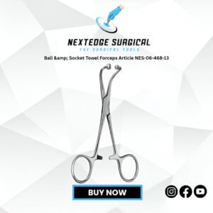 Ball & Socket Towel Forceps Article NES-06-468-13