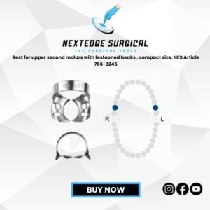 Best for upper second molars with festooned beaks , compact size. NES Article 786-3245