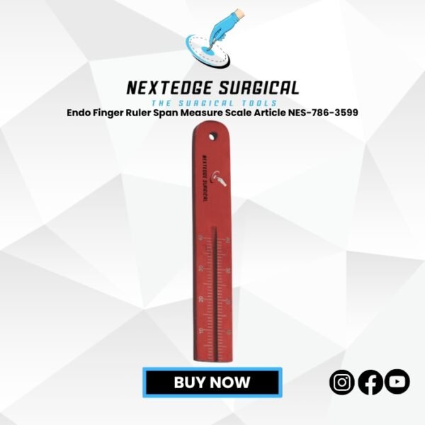 Endo Finger Ruler Span Measure Scale Article NES-786-3599