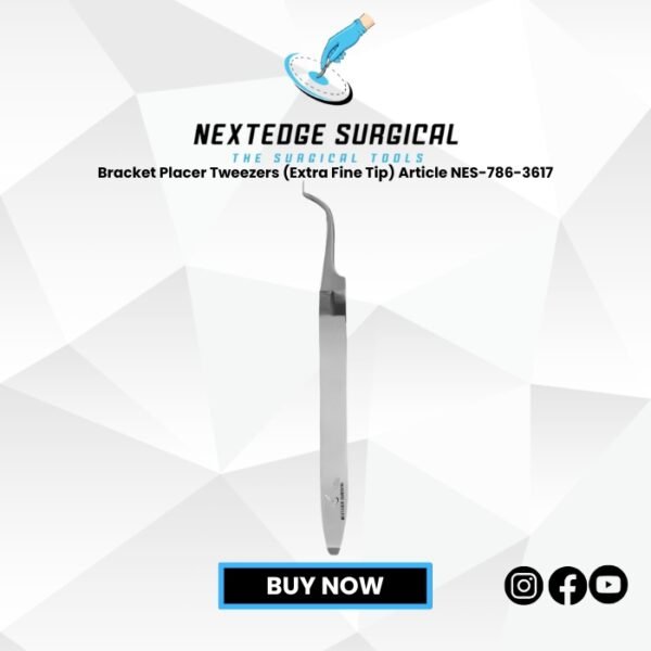 Bracket Placer Tweezers (Extra Fine Tip) Article NES-786-3617