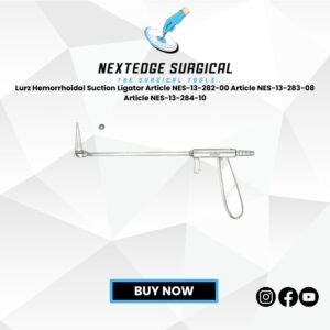 Lurz Hemorrhoidal Suction Ligator Article NES-13-282-00 Article NES-13-283-08 Article NES-13-284-10