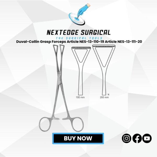 Duval-Collin Grasp Forceps Article NES-13-110-19 Article NES-13-111-20