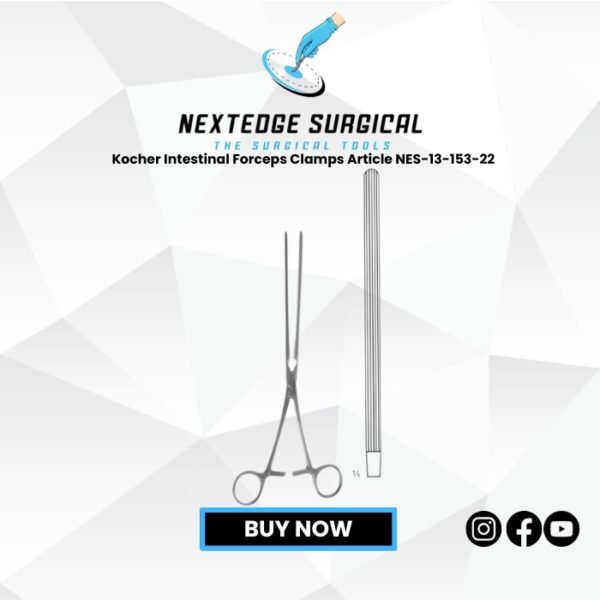 Kocher Intestinal Forceps Clamps Article NES-13-153-22