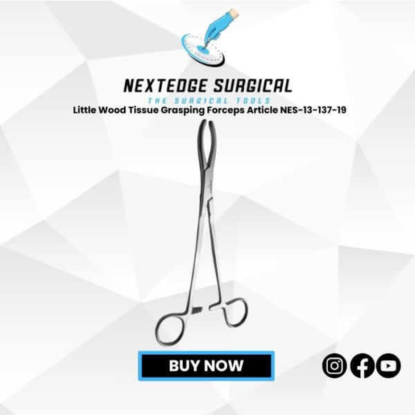 Little Wood Tissue Grasping Forceps Article NES-13-137-19