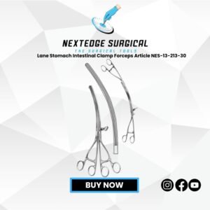 Lane Stomach Intestinal Clamp Forceps Article NES-13-213-30
