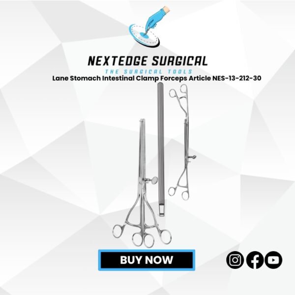 Lane Stomach Intestinal Clamp Forceps Article NES-13-212-30