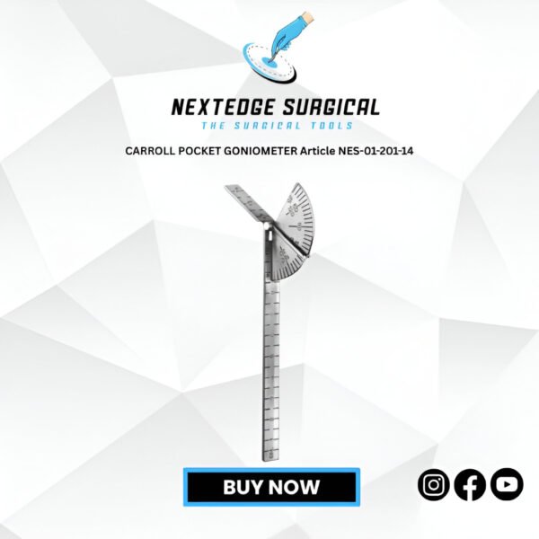 CARROLL POCKET GONIOMETER Article NES-01-201-14