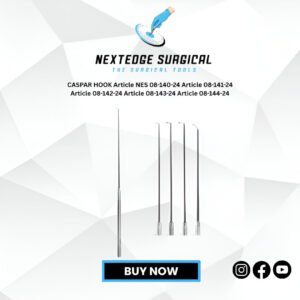 Caspar Hook surgical retractor used in neurosurgery and spinal procedures for precise tissue retraction