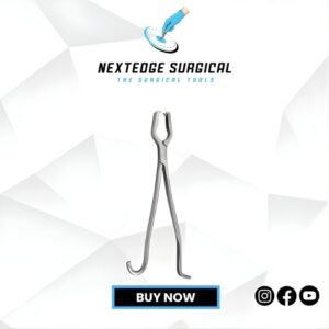 Lane Bone Holding Forceps NES Article 11-1424-33 Article 11-1425-43