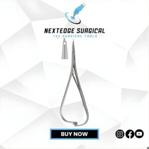 Elastomeric ligature placing forceps with groove Article NES-786-3809