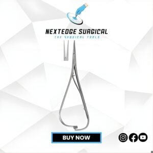 Elastomeric ligature placing forceps with groove Article NES-786-3808