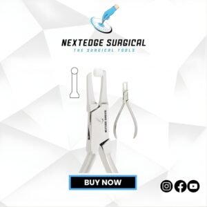 Band Removing Plier The curved blade of the band removing plier can strip easily and gently remove directly to the tooth. Article NES-786-3682