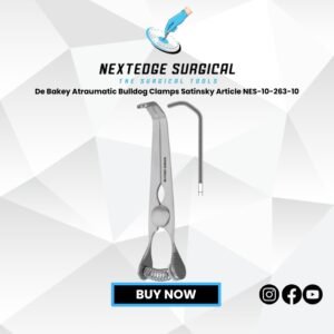 De Bakey Atraumatic Bulldog Clamps Satinsky Article NES-10-263-10