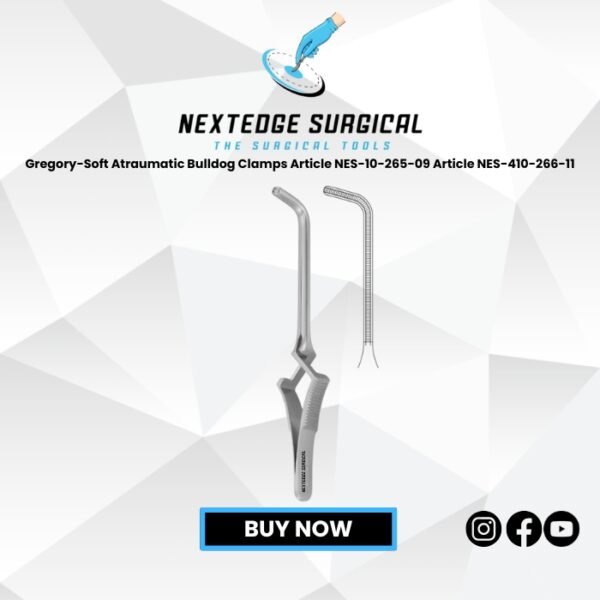 Gregory-Soft Atraumatic Bulldog Clamps Article NES-10-265-09 Article NES-410-266-11