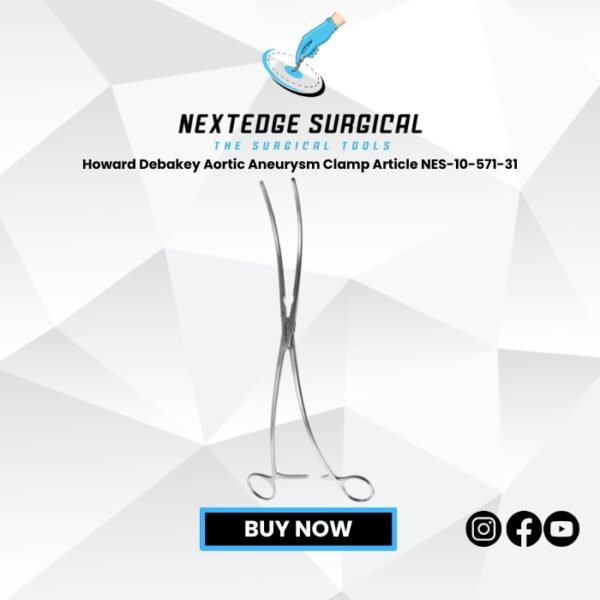 Howard Debakey Aortic Aneurysm Clamp Article NES-10-571-31