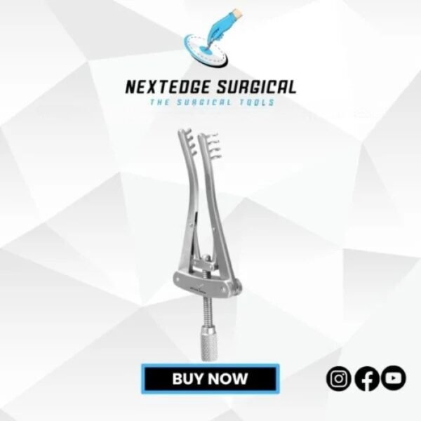 ALM Retractor 4 x 4 teeth sharp/blunt NES Article 786-2383 Article 786-2384