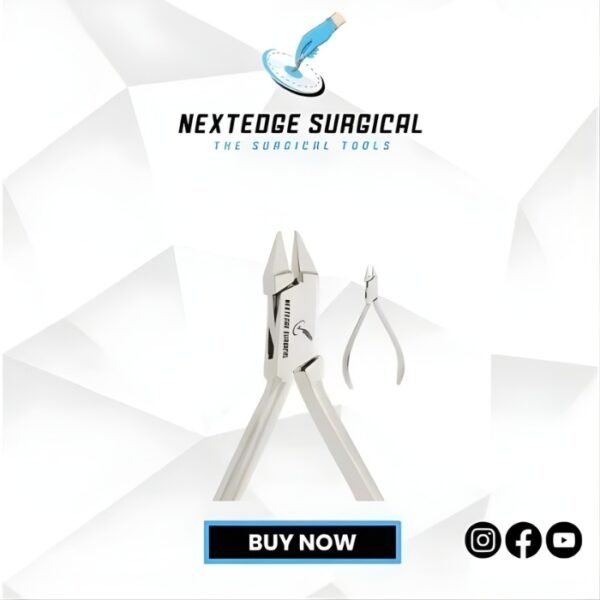 Adams pliers for bending wire arches and bends right angles for wires up to .022 “, .025 tip to beak. Article NES-786-3669