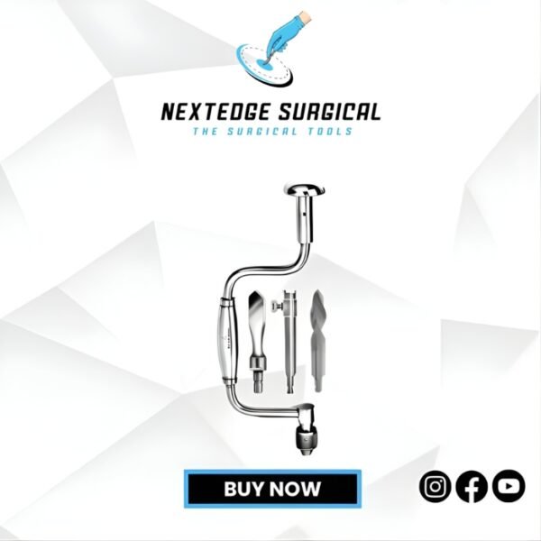 Hudson Brace 28cm with Improved Snap-Lock chuck NES Article 11-1559-28 Article 11-1564-00 Article 11-1565-00 Article 11-1566-00