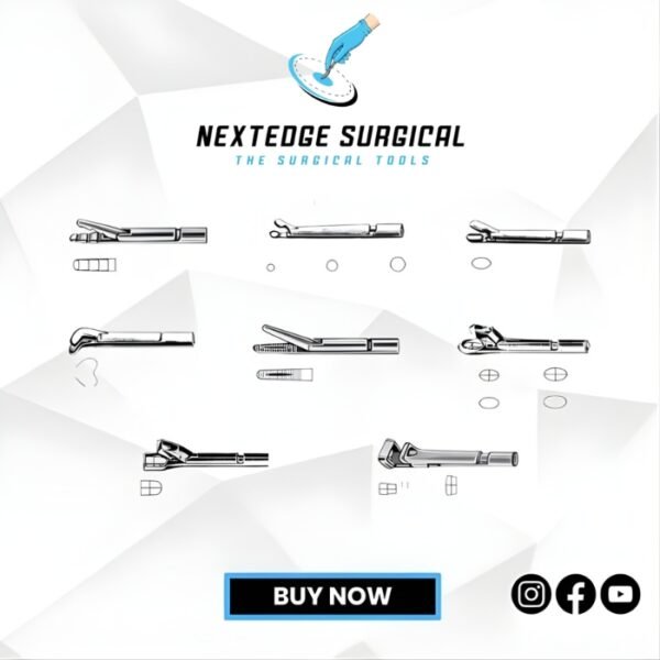 Bruenings Broncho-Oesophagoscopy Forceps NES Article 12-965-00 Article 12-966-00 Article 12-967-00