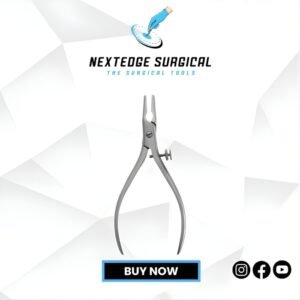 K-Wire Extraction Pliers W/Screw Lock NES Article 11-1160-13