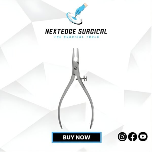 K-Wire Extraction Pliers W/Screw Lock NES Article 11-1160-13