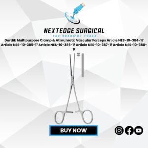 Dardik Multipurpose Clamp & Atraumatic Vascular Forceps Article NES-10-384-17 Article NES-10-385-17 Article NES-10-386-17 Article NES-10-387-17 Article NES-10-388-17