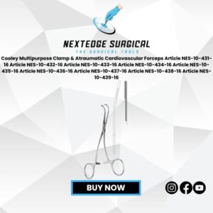 Cooley Multipurpose Clamp & Atraumatic Cardiovascular Forceps Article NES-10-431-16 Article NES-10-432-16 Article NES-10-433-16 Article NES-10-434-16 Article NES-10-435-16 Article NES-10-436-16 Article NES-10-437-16 Article NES-10-438-16 Article NES-10-439-16