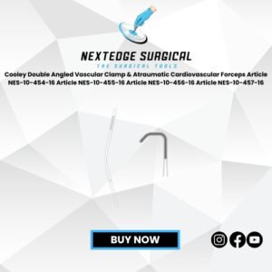Cooley Double Angled Vascular Clamp & Atraumatic Cardiovascular Forceps Article NES-10-454-16 Article NES-10-455-16 Article NES-10-456-16 Article NES-10-457-16