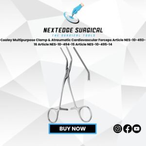 Cooley Multipurpose Clamp & Atraumatic Cardiovascular Forceps Article NES-10-493-16 Article NES-10-494-15 Article NES-10-495-14