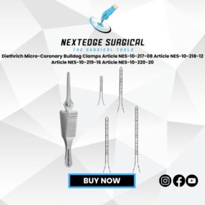 Diethrich Micro-Coronary Bulldog Clamps Article NES-10-217-08 Article NES-10-218-12 Article NES-10-219-16 Article NES-10-220-20