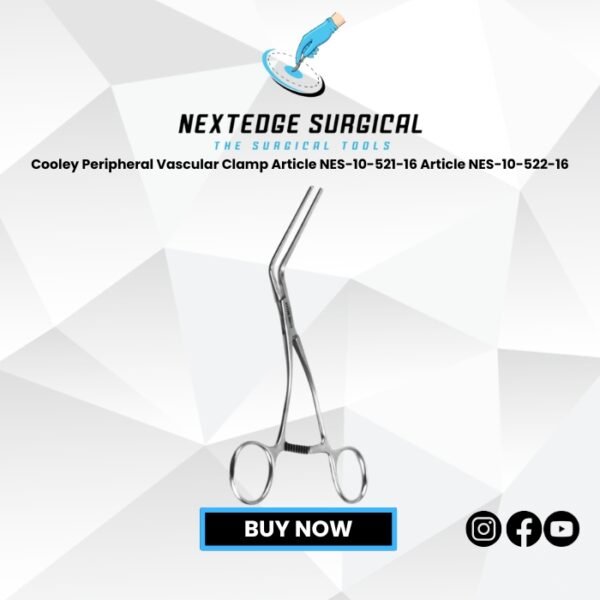 Cooley Peripheral Vascular Clamp Article NES-10-521-16 Article NES-10-522-16