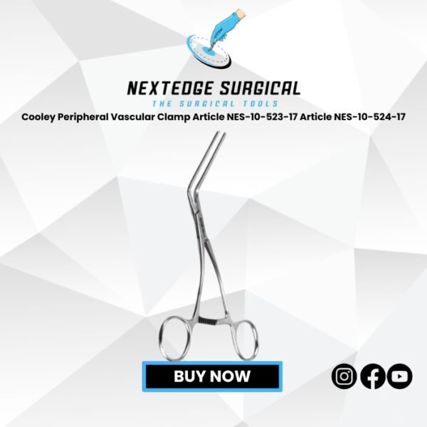 Cooley Peripheral Vascular Clamp Article NES-10-523-17 Article NES-10-524-17