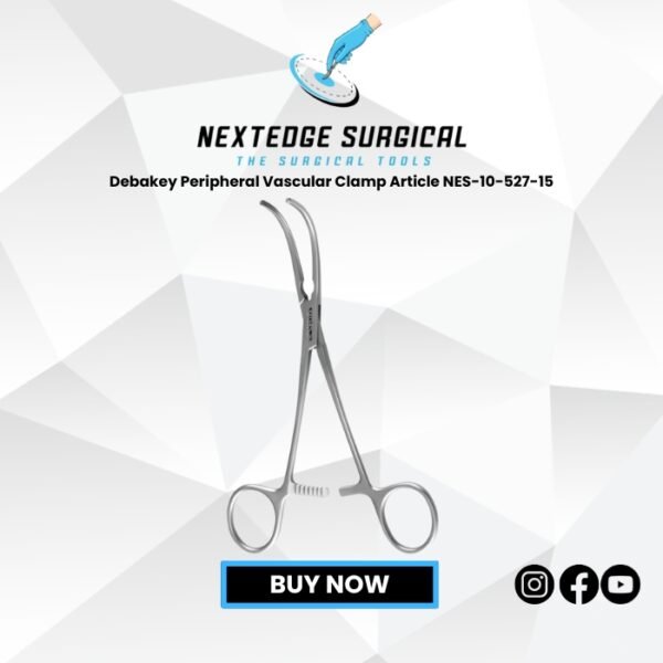 Debakey Peripheral Vascular Clamp Article NES-10-527-15