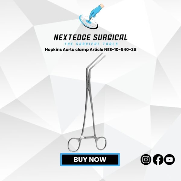 Hopkins Aorta clamp Article NES-10-540-26