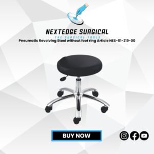 Pneumatic Revolving Stool without foot ring Article NES-01-219-00