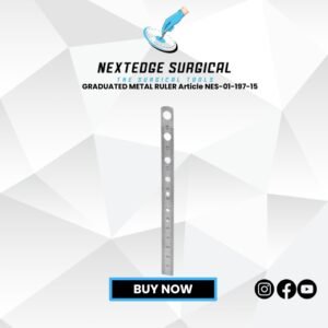 GRADUATED METAL RULER Article NES-01-197-15