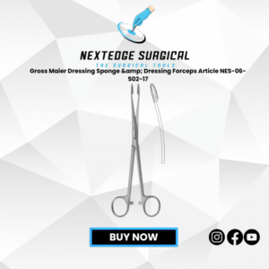 Gross Maier Dressing Sponge & Dressing Forceps Article NES-06-502-17