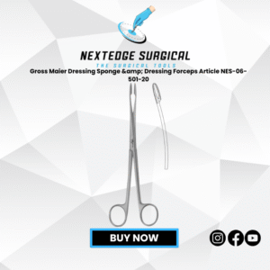 Gross Maier Dressing Sponge & Dressing Forceps Article NES-06-501-20