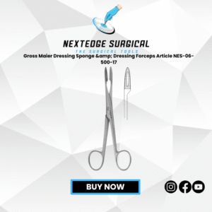 Gross Maier Dressing Sponge & Dressing Forceps Article NES-06-500-17