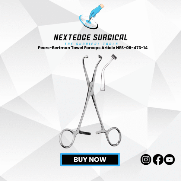 Peers-Bertman Towel Forceps Article NES-06-473-14