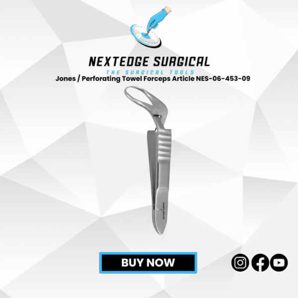 Jones / Perforating Towel Forceps Article NES-06-453-09